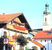 Lenggries Bayern bavaria alps: Kirche